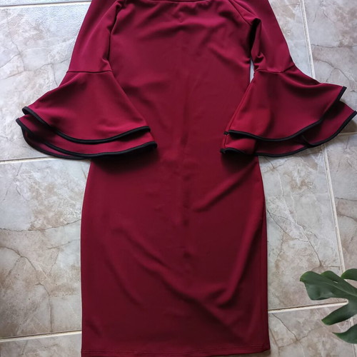 Formal dress, red, size M / 38 / 10, elastic