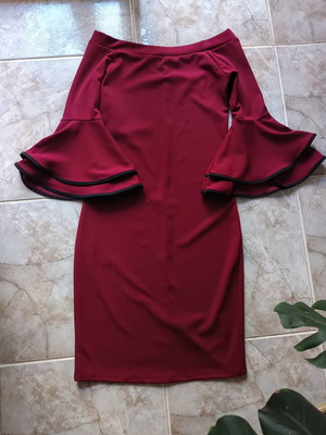 Formal dress, red, size M / 38 / 10, elastic