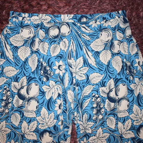 Diane Von Furstenberg Brooklyn floral-print trousers size L like new