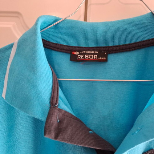 Polo shirt turquoise size M-L like new