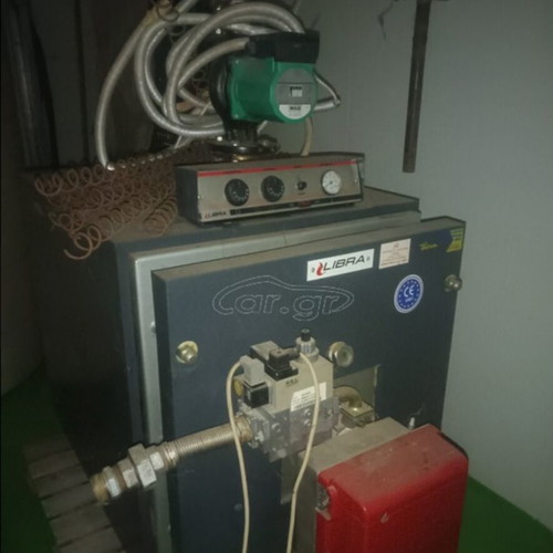 Libra Therm oil boiler used with Riello gas burner