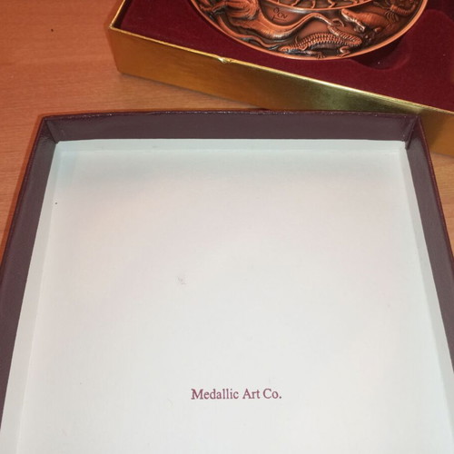 Rare artwork, medal by Marcel Jovaine