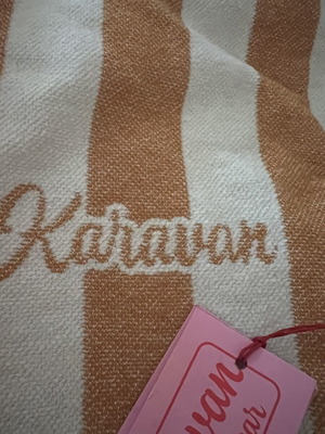 Karavan beach towel, new