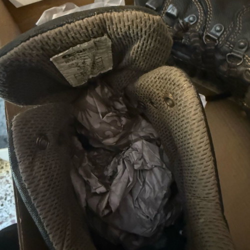Cofra work boots used, with steel toe