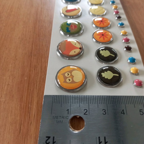 Split Pin Paper Fasteners new, pack of 23 assorted sizes and designs