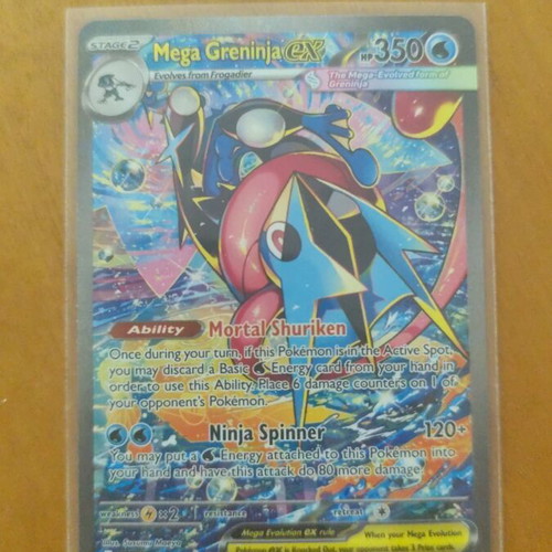 Mega Greninja ex Chaos Rising Pokemon card