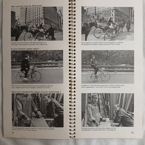 Photographer's Handbook used, small format, spiral binding, 64 pages