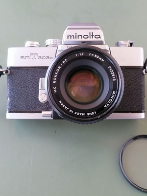 Φωτογραφική μηχανή Minolta SRT 303b 35mm με φακό MC Rokkor-PF