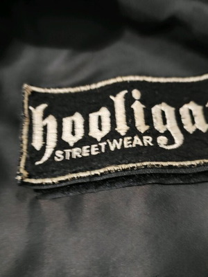 Hooligan Flight Jacket like new, black, medium
