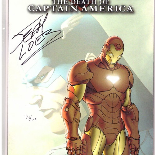 Fallen Son The Death Of Captain America #5 Turner variant signed, new