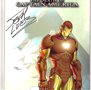 Fallen Son: The Death Of Captain America (2007-2009) #5 Turner variant Marvel Comics υπογεγραμμένο