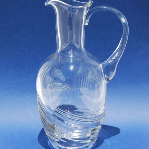 Crystal wine and water pitcher new