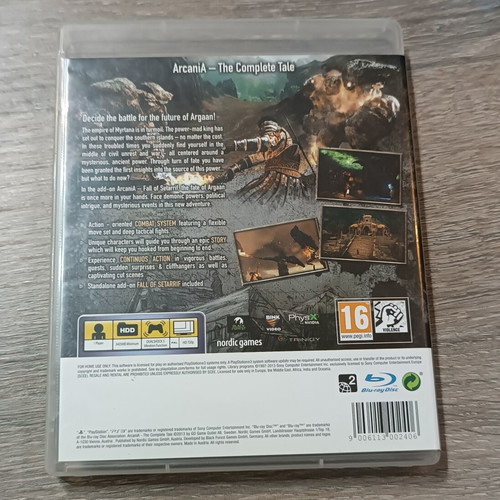 Arcania The Complete Tale PlayStation 3 game like new with manual