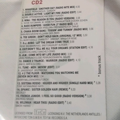 Music CD like new, one double and one single