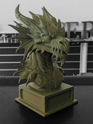 Poison Dragon Bust Made-to-Order