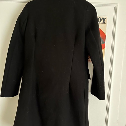 Coat used, black, size S