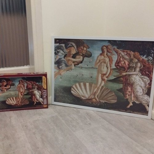 Puzzle The Birth of Venus by Botticelli 50x70cm new, 1000 pieces