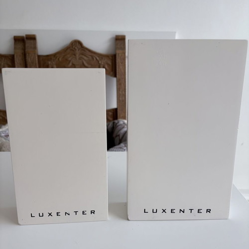 Luxenter set of two promotional stands used