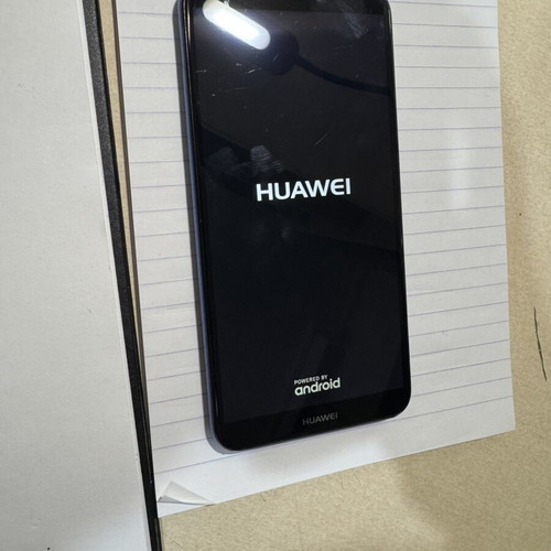 Huawei smartphone, fully functional, blue, Android