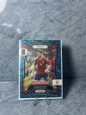 Panini 2026 Prizm Monopoly FIFA World Cup Xabi Alonso Spain #40 Blue Wave