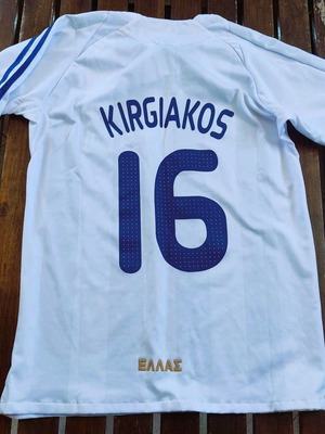 Retro Greece National Team Kirgiakos Jersey Size M like new
