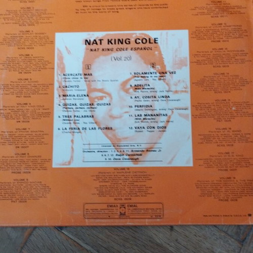 Nat King Cole Espanol LP μεταχειρισμένο, jazz