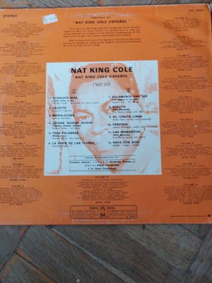 Nat King Cole Espanol LP μεταχειρισμένο, jazz