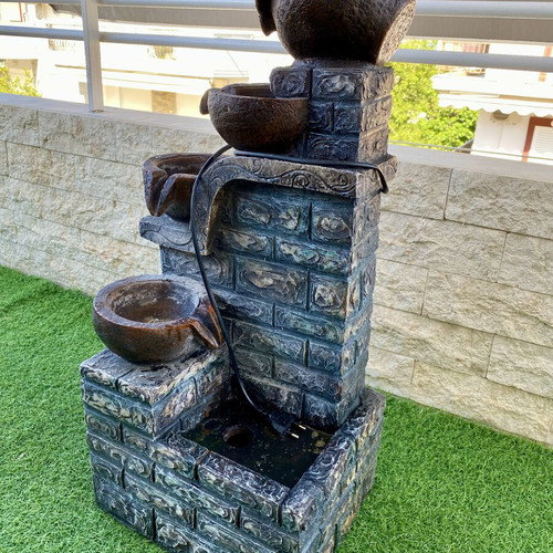 Decorative illuminated fountain 4 levels used, perfect condition