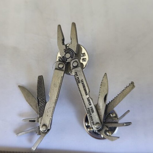 Leatherman Supertool Lapel Pin New Collectible