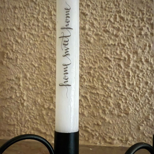 Home Sweet Home candlesticks new set of 4