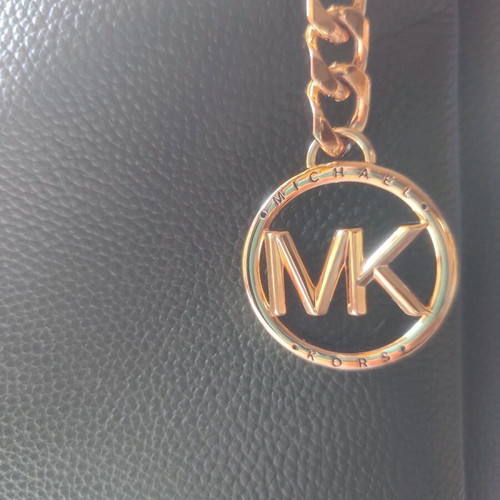 Mickael Kors leather shoulder bag dark green like new
