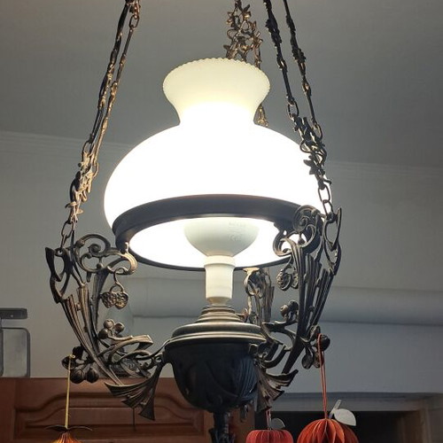 Antique ceiling lights like new, set of two