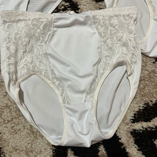 Set of 3 women's underwear size L new, white and beige