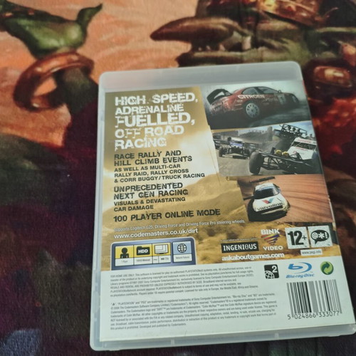 Colin McRae Dirt PS3 game like new, complete