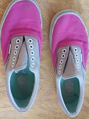 Pink Vans shoes size 41.5 without laces