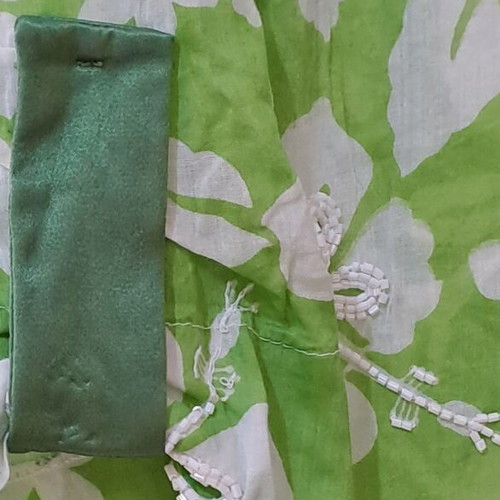 Jupe floral women's shirt like new, green, size L