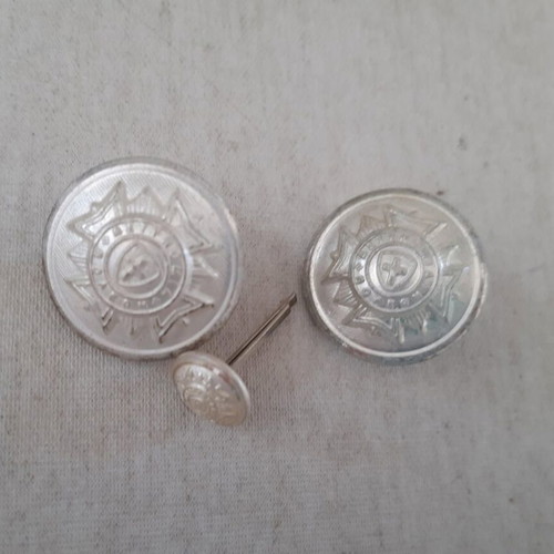 Police Uniform Buttons used, weighing 1200 grams