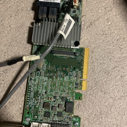 LSI MegaRAID SAS 9361-8i 8-Port 12Gb/s PCIe x8 RAID Controller like new with disk bay