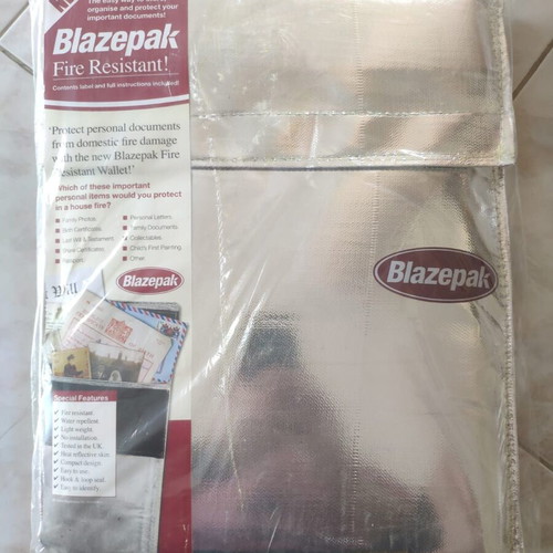 Blazepak Fireproof Envelope 40x32 New