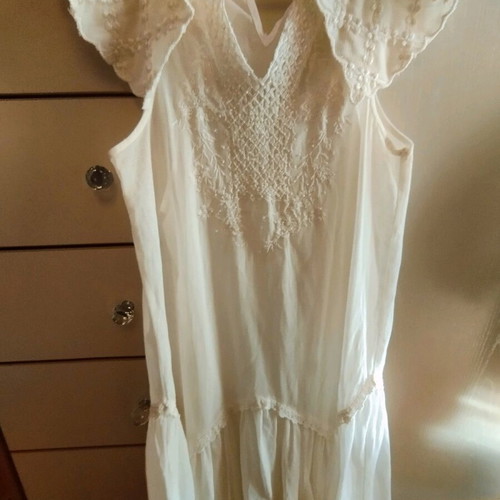 Zara dress size 13-14 years like new beige
