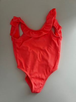 Children's swimsuit used for 3 years old orange fluorescent