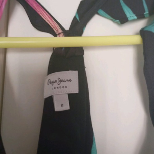 Pepe Jeans small maxi floral dress like new, multicolor