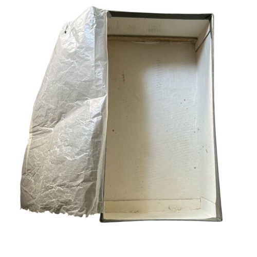 Vintage cardboard shoe packaging boxes used