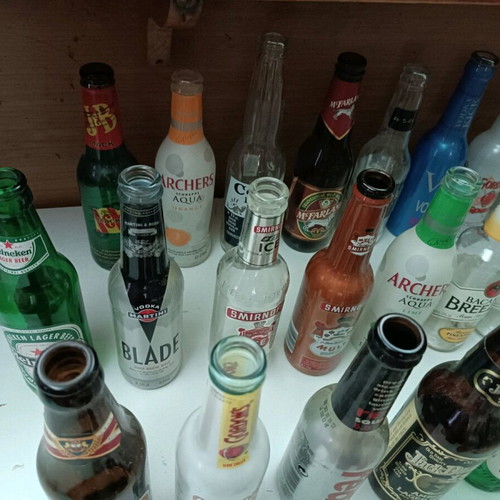 Bottle collection used, pack of 42 pieces