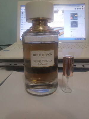 Fève Tonka de Canaima by Boucheron perfume tester 5 ml used