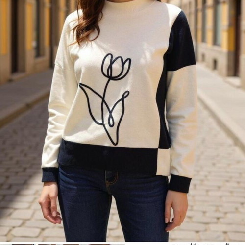 Mystic Cotton Blouse Long Sleeve White New