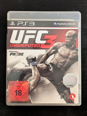 UFC 3 Undisputed PlayStation 3 game used, complete