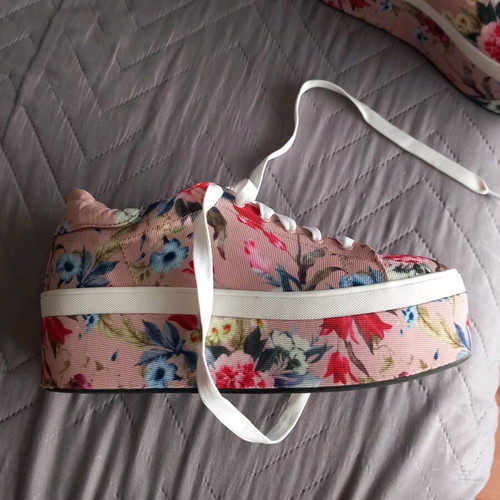 Bufallo platform sneakers like new, colorful, size 41