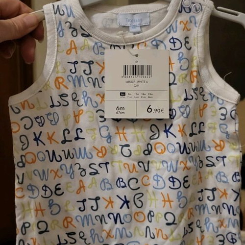TEX Baby Romper 6 Months New with Tags