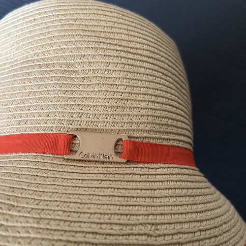 Calvin Klein summer hat like new, size 57, beige